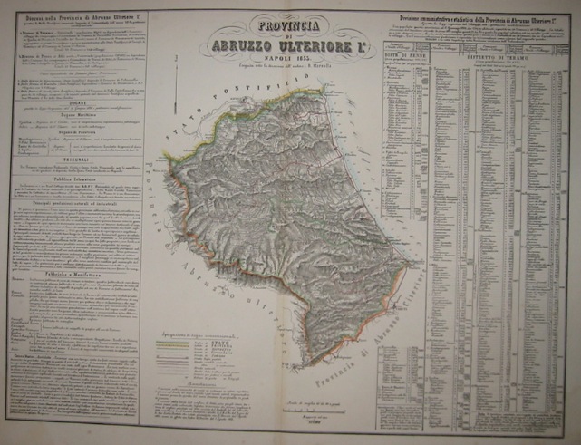 Marzolla Benedetto Provincia di Abruzzo ulteriore 1Â° 1854 Napoli 